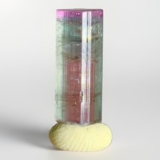 Purple Cap Watermelon Tourmaline Crystal Natural Specimen Untreated Translucent picture