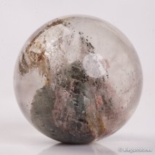 52g33mm Natural Garden/Phantom/Ghost/Lodolite Quartz Crystal Sphere Healing Ball picture