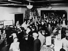 Crowds Of Shoppers At Selfridges Department Store On Oxford Street Old Photo picture