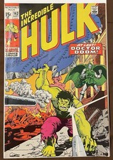 The Incredible Hulk #143 (Marvel 1971) First Meeting of Hulk and Doctor Doom picture
