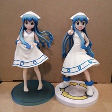 Squid Girl Figure Set of 2 Preowned Collectible Anime Toys Authentic Japan picture