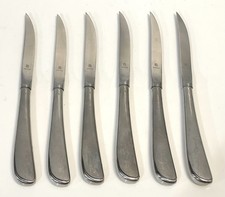 Vintage Set Of 6 WMF Fraser’s Cromargan Stainless Steel Steak Knives Germany picture