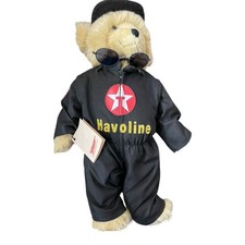“Speedy” Texaco/Havoline Racing Stuffed Teddy Bear 16” Orig. Box picture