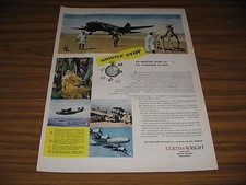1945 Print Ad Curtiss-Wright Airplanes Air Transport World War II picture