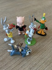 Vintage Looney Tunes Warner Bros Figurines Set Of 5 Vintage PVC Figures picture