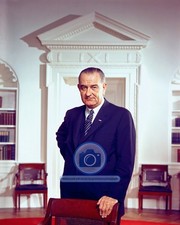 PRESIDENT LYNDON B. JOHNSON PRESIDENTIAL PORTRAIT 8X10 PHOTO picture