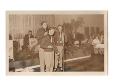 Vintage RPPC Live Music Performance Stage Musicians Band Concert Photo Postcard picture