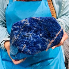 7.39LB Natural Polished Sodalite Free‑Form Specimen Blue Gemstone Home Decor picture