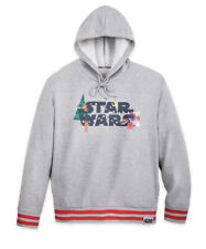 NWT Disney Women's Gray Star Wars Holiday Pullover Hoodie Sweatshirt Sz XXL 2XL picture
