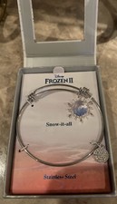 Disney FROZEN 11 “ Snow It All” Bracelet. Beautiful Charms- NIB- Retail $60-NIB picture