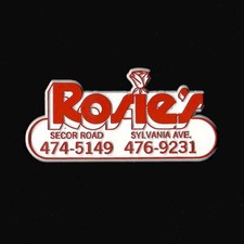 Rosie's Italian Grille Toledo, OH Vtg Magnet Rubber Advertise Fridge  '80s picture