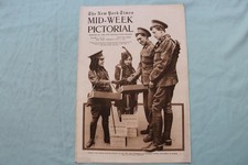 1915 JULY 1 NEW YORK TIMES MID-WEEK PICTORIAL - GIRLS SELLING FLOWERS - NP 9143 picture