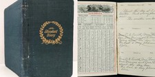 1902 vintage DIARY new york MARY HANCE uncle job RIDGEWAY picture