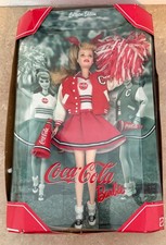 Coca-Cola Barbie Collector Edition Cheerleader Doll Red/White picture