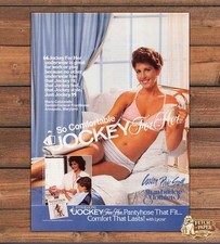 Jockey for Her 1980s Print Advertisement 1988 Dentist Maria Colucciello picture