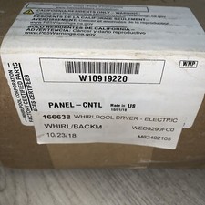 W10919220 WHIRLPOOL Control PANEL New OEM picture