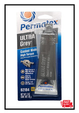 Permatex Ultra Grey Rigid High-Torque RTV Silicone Gasket Maker, Sensor Safe 3oz picture