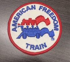 Vintage 1976 American Freedom Train Patch US Bicentennial Souvenir Embroidered picture