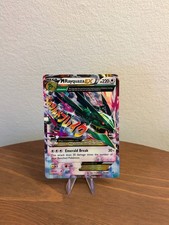 Pokémon TCG M Rayquaza EX Holo Ultra Rare Card 76/108 Roaring Skies LP+ picture
