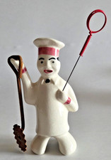 RARE 1950s Vintage BENNY THE BAKER Ceramic Figurine with Utensils picture