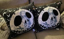 Nightmare Before Christmas Throw Pillow Set Of 2 18X18 New W Tags Disney Kohl’s picture