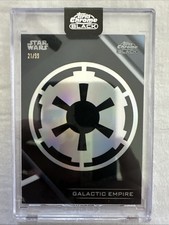 2024 Topps Chrome Black Star Wars Galactic Factions Galactic Empire /99 picture
