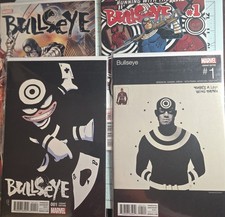 Bullseye #1 2017 5 variants lot including very high grade Skottie Young variant picture