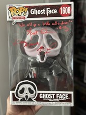 Matthew Lillard & Skeet Ulrich Signed Scream Ghost Face #1608 Jumbo Funko Pop picture