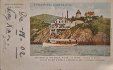 CA 1902 Yerba Buena Light Station PC ©️applied For San Francisco California ~ La picture