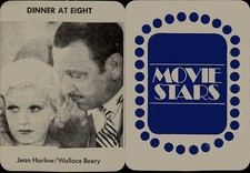 JEAN HARLOW & WALLACE BEERY Rgi/Athol 1974 Movie Star Trade Card picture