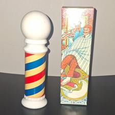 Vintage 1970s Avon Wild Country Barber Pole After Shave Bottle (Empty) w/ Box picture