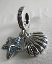 Tropical Starfish & Seashell Pendant Under the Sea Pandora Charm Holidays Hawaii picture