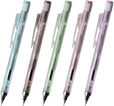 Mechanical Pencil, 0.5Mm, MONO Monograph, Pastel Glass Color, 5 Pieces picture
