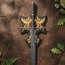 Handmade Ringwraith Sword Replica LOTR Inspired Steel Fantasy Sword (USA) picture