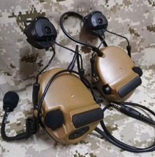TCA C3 Noise Reduction Headphone Comtac-III Tactical Headset Peltor Helmet Ver picture