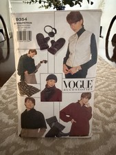 Vogue Pattern 9354 Misses’ Warm-up Accessories All Sizes picture