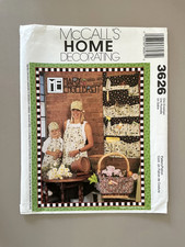 McCall's Apron,Caps,Gardening Accessories Mary Engelbreit Pattern 3626 UNCUT picture