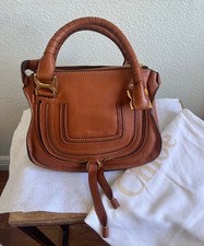 Chloe Small Leather Satchel In Cognac New with No Tags picture
