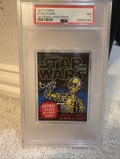 1977 Topps STAR WARS 1st Series WAX PACK PSA 7 Near Mint Unopened Sealed New 1 picture