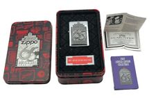 Vintage Zippo Lighter 65th Anniversary Unfired in Original Box 1997 Paperwork picture