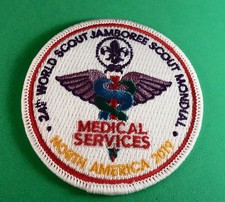 24th WSJ 2019 World Scout Jamboree Patch: MEDICAL SERVICES  STAFF PATCH picture