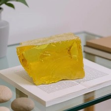 Yellow Sapphire Rough Uncut Gemstone Natural Corundum Crystal (400-500 CT) picture
