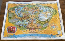 Vintage 1974 Disneyland Souvenir Map 30x45 America Sings Walt Disney Original picture