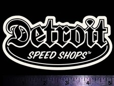 DETROIT Speed Shops - Original Vintage Racing Decal/Sticker picture