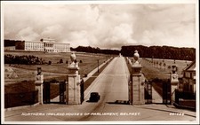 Northern Ireland Houses of Parliament Belfast Valentine RPPC picture