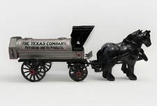 Texaco Horase & Tanker Locking Coin Bank 1991 ERTL Collectors Seris #8 picture