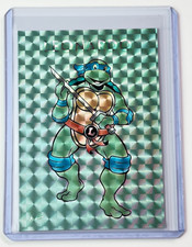 Leonardo Limited Artist Signed “Teenage Mutant Ninja Turtles” Refractor Card 1/1 picture