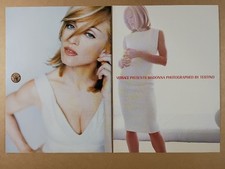 1995 Versace Atelier Madonna Photographed by Testino vintage print Ad picture