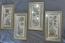 Vintage 1950s MetalCraft Four Seasons Wall Plaques - Set of 4 with Brochure picture