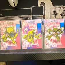 Pokemon Attacks Card Database Abra Kadabra Alakazam cracked ice #063-065 Lot 3 picture